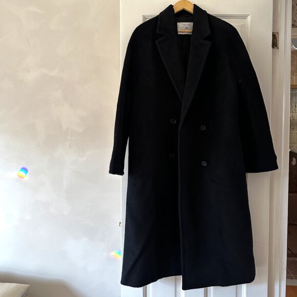 Aritzia The Slouch Coat - (Re)Camel Wool, Black - Picture 11 of 14